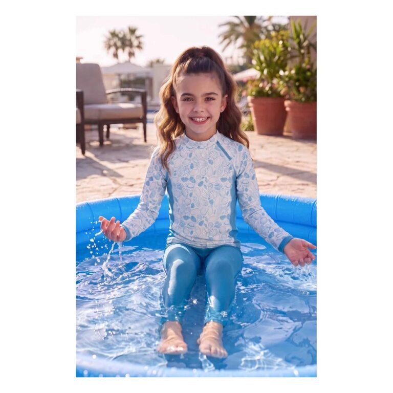 Coolibar Wavechaser Kids' Zippy Rash Guard