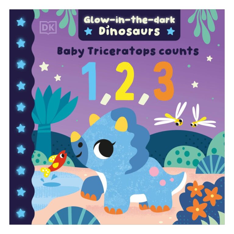 DK Baby Triceratops Counts 1, 2, 3