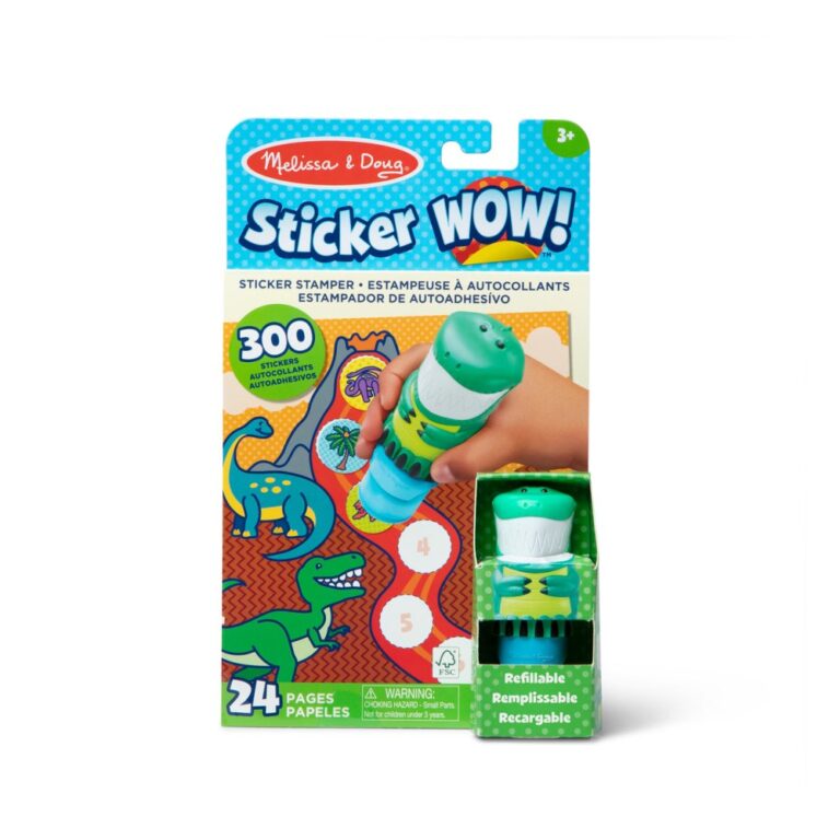 Melissa & Doug Sticker WOW! Activity Pad, Dinosaur